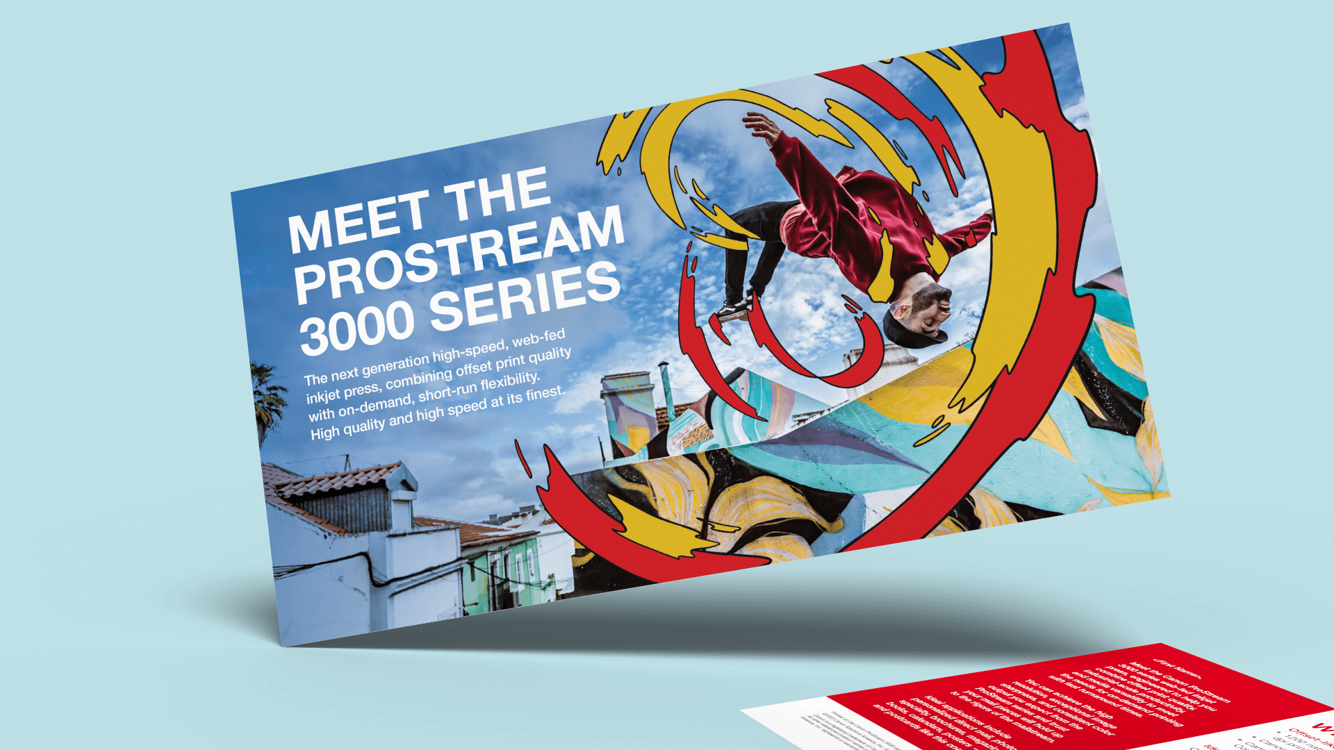 Project Spotlight: A Bold Postcard to Announce the New Canon ProStream 3000 Series