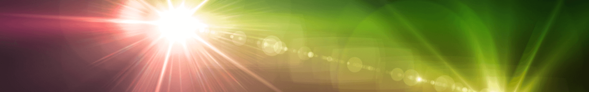lens flare image of red and green